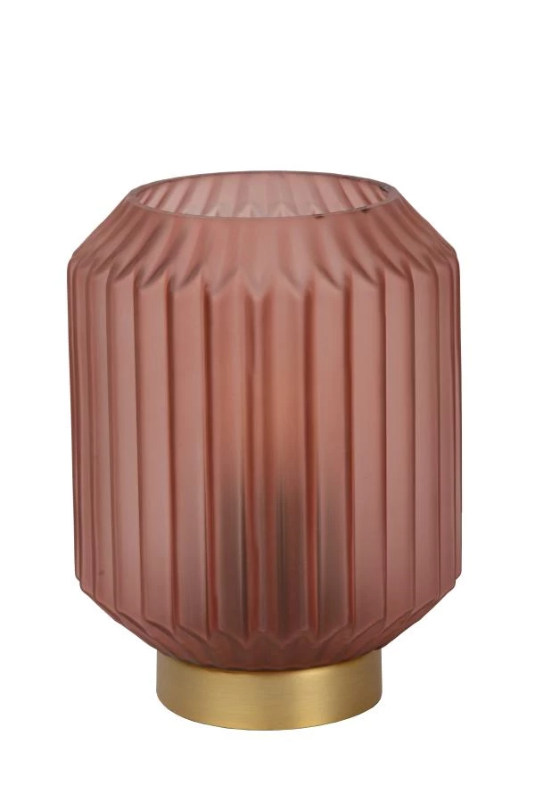 Lucide SUENO - Table lamp - Ø 13 cm - 1xE14 - Pink - turned off